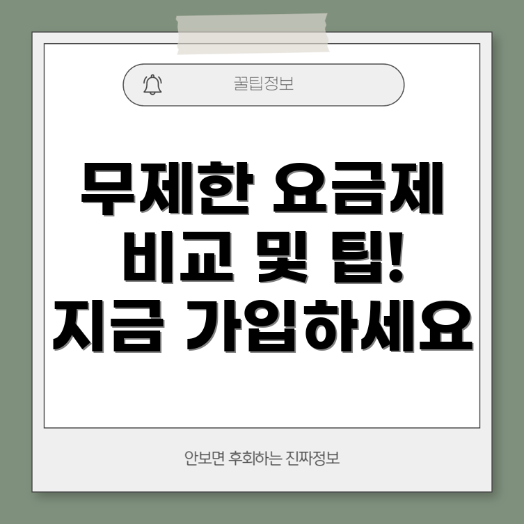 해외 통화 무제한 알뜰폰 요금제