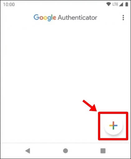 구글 OTP 추가하는 버튼