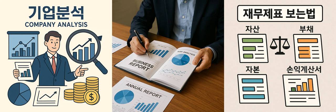 기업분석, 사업보고서 분석, 재무재표 보는법