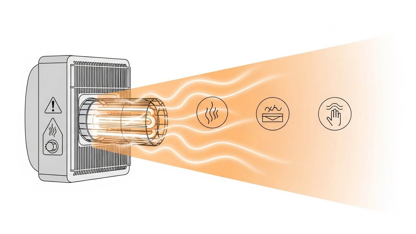 할로겐 히터 – 즉시 발열, 높은 온도, 높은 소비전력