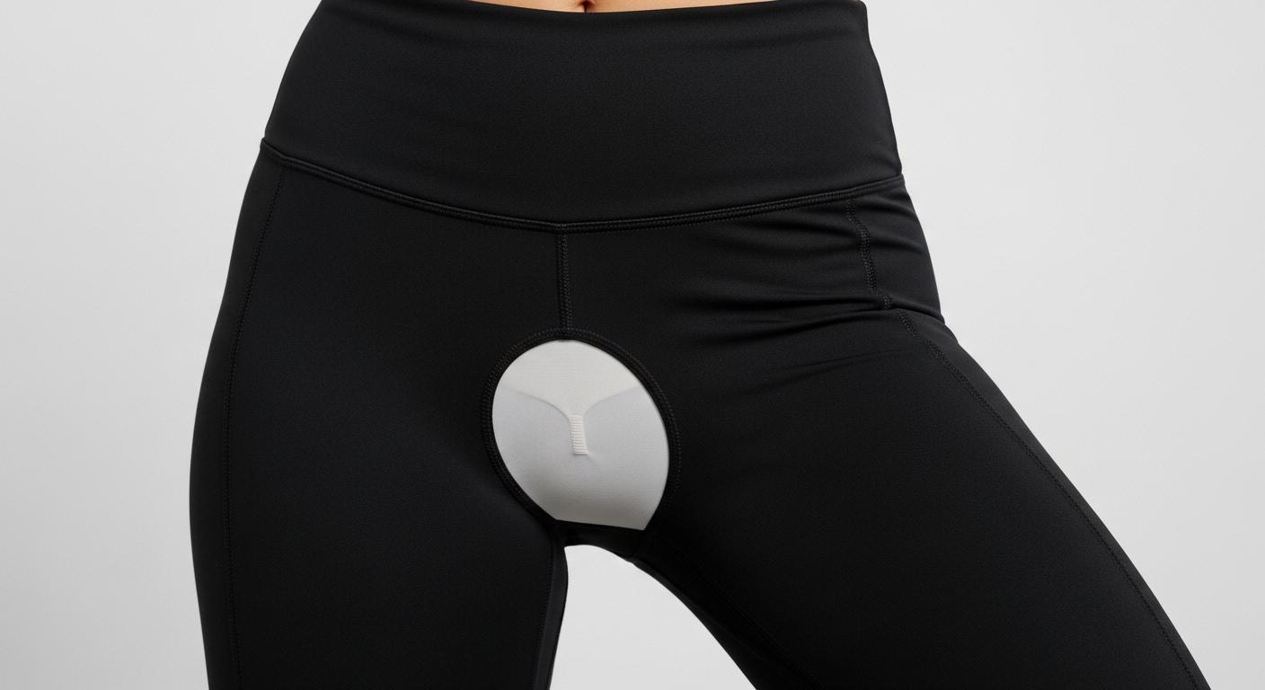 레깅스 y존 가리개