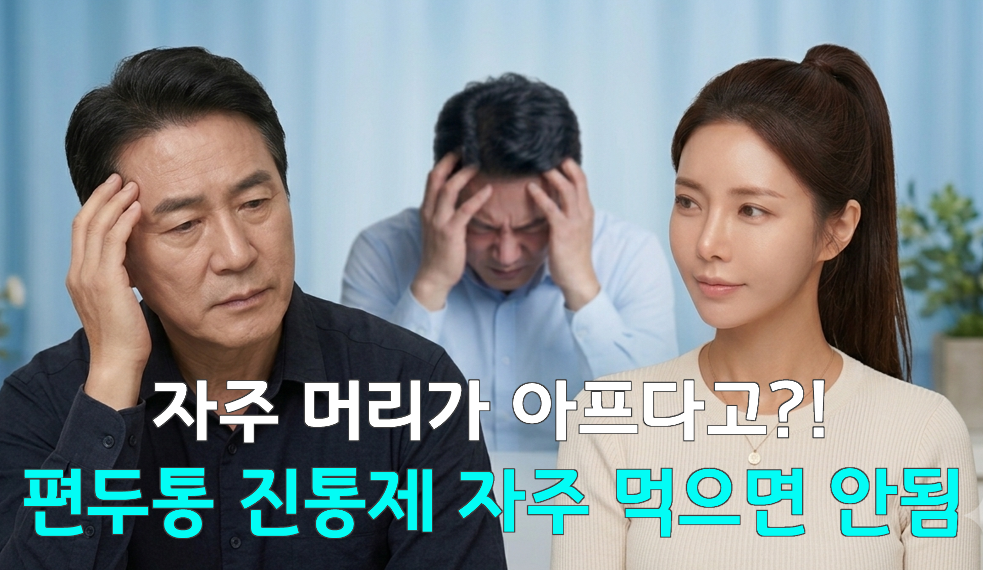 편두통 완전 정리(체했을 때, 약물과용두통, 진통제, 향상성)