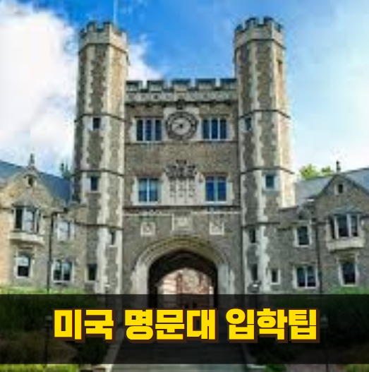 미국 명문대 입학팁