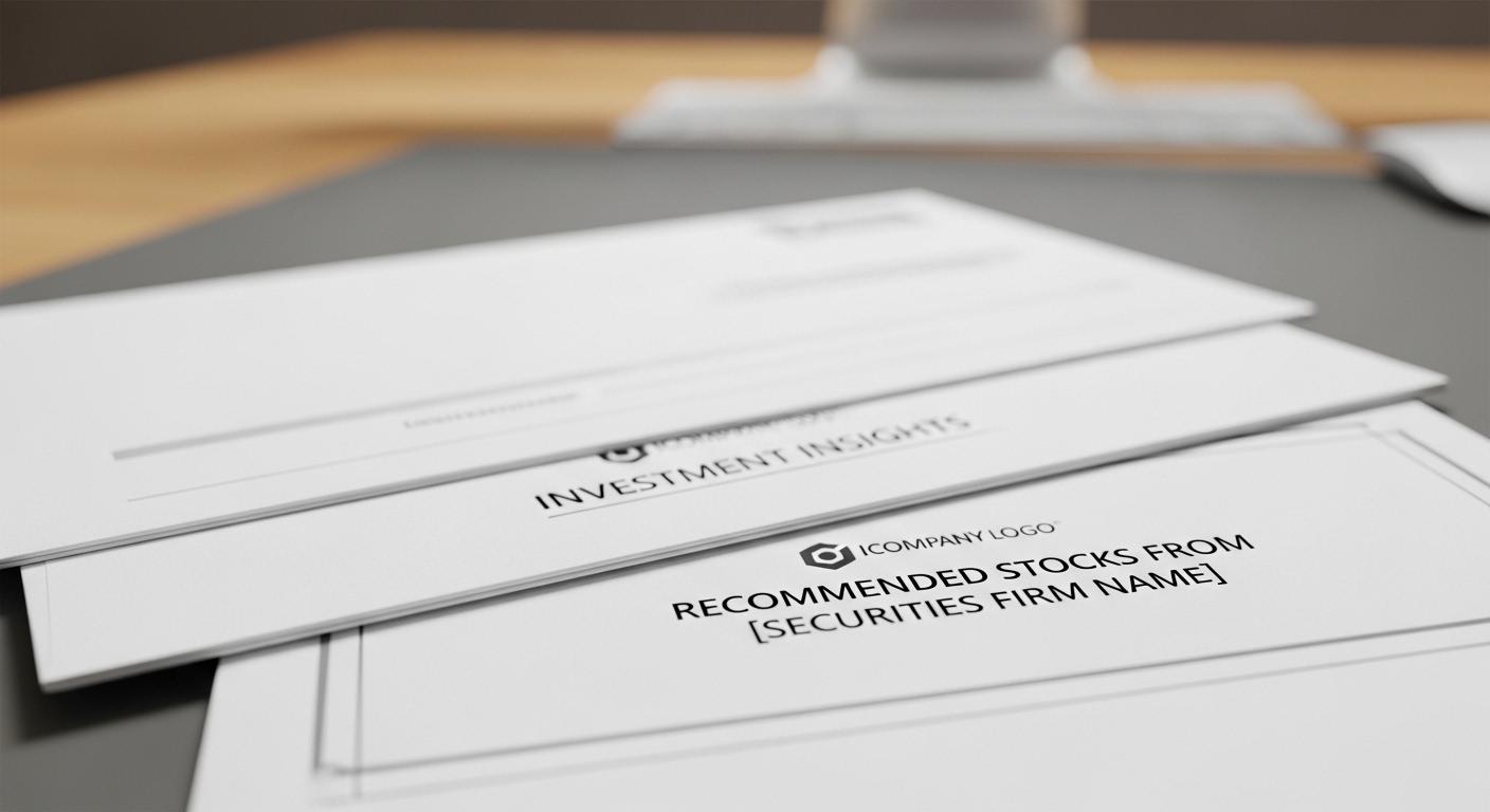 증권사 추천종목