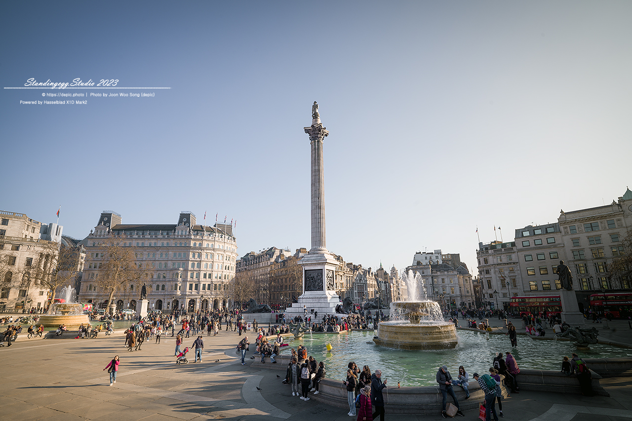 #런던 #영국 #유럽 #거리 #버스킹 #트라팔가광장 #서유럽여행