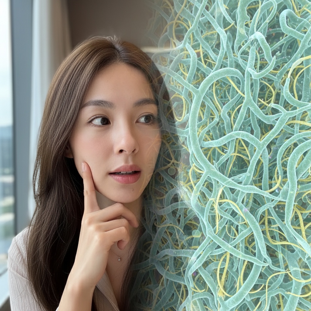 피부 진피층에 콜라겐, 엘라스틴, GAG가 풍부한 hADM이 채워지는 모습