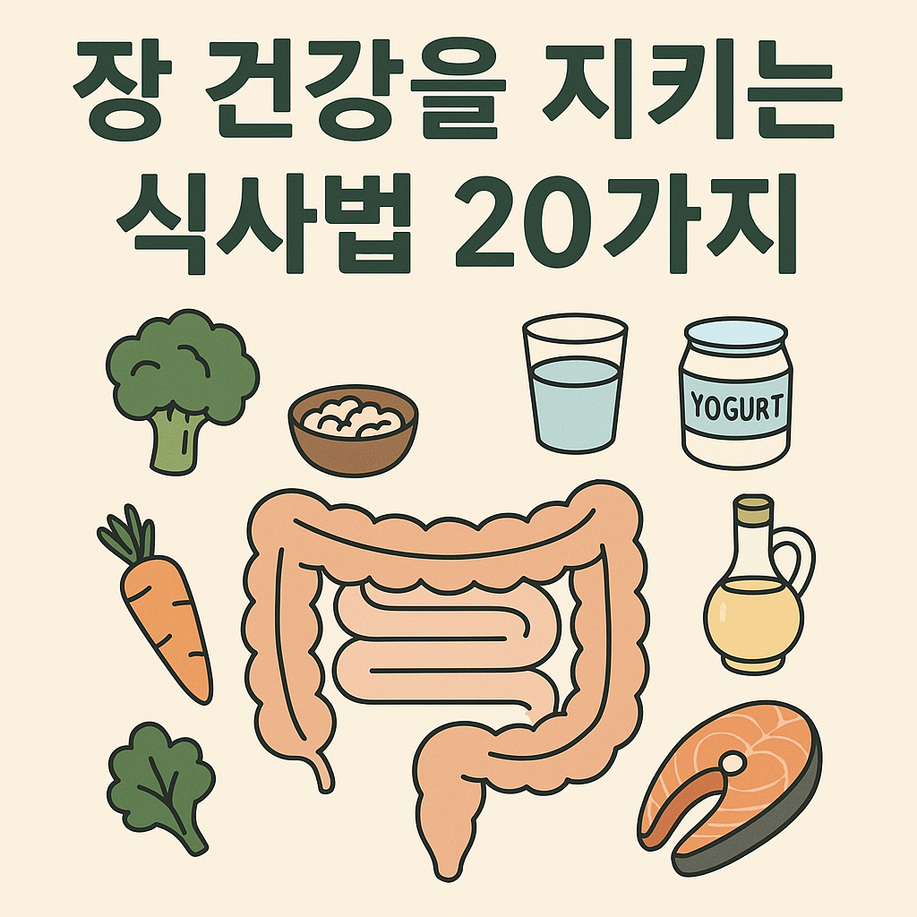 장 건강을 지키는 식사법