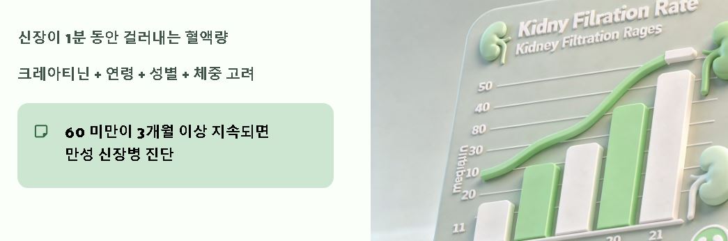 크레아티닌 정상수치 총정리