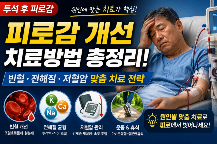 피로감 개선 치료방법 총정리 이미지사진