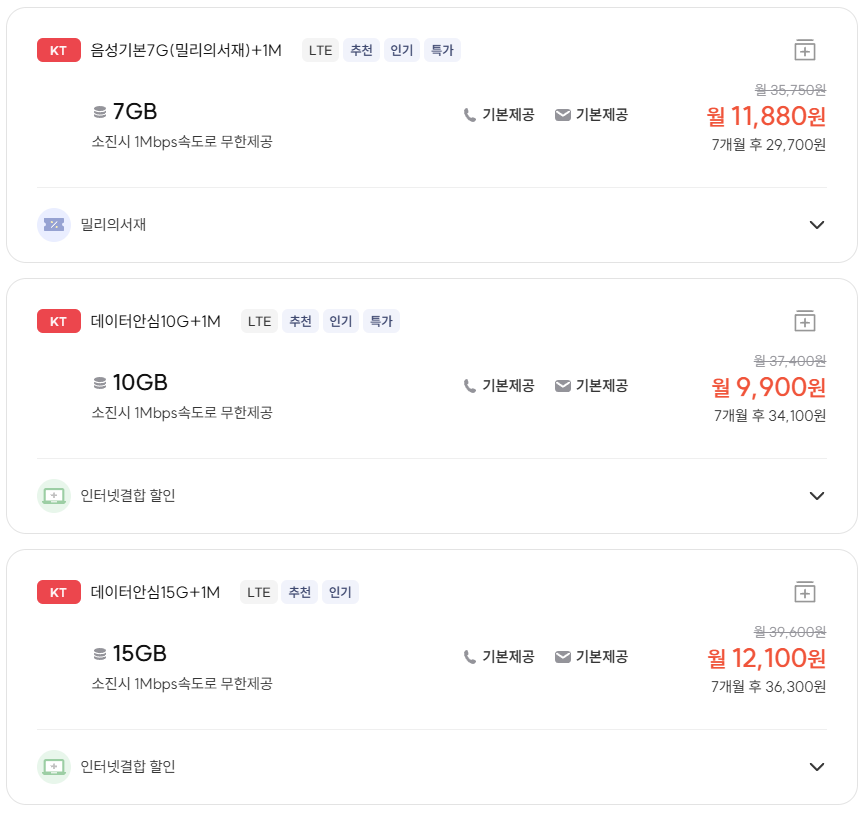 프리티 요금제