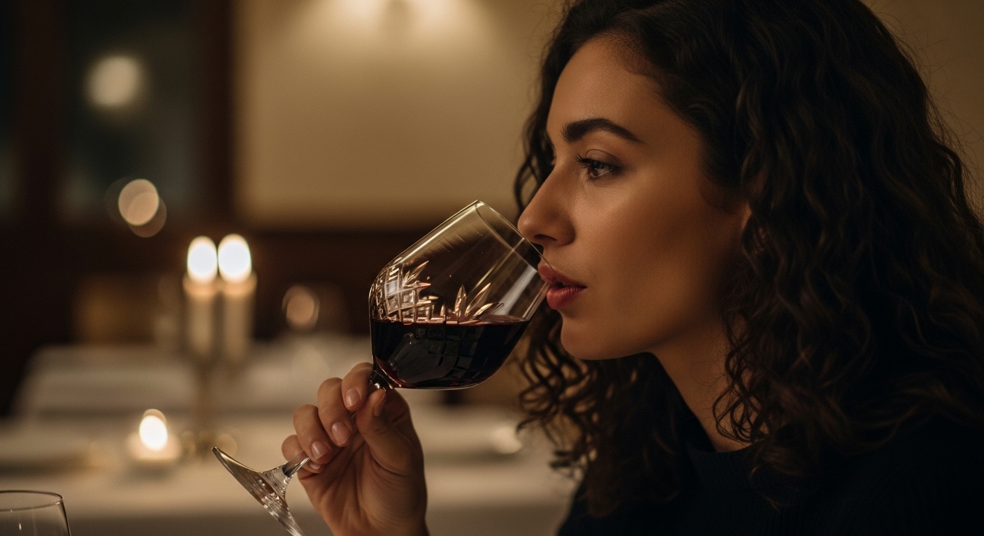 와인 한 모금 머금어보기