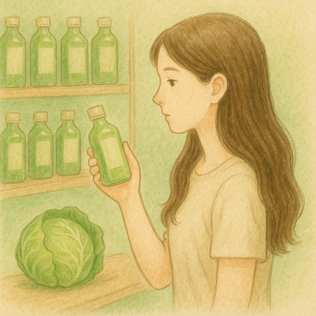 양배추즙 제품 선택시 확인사항