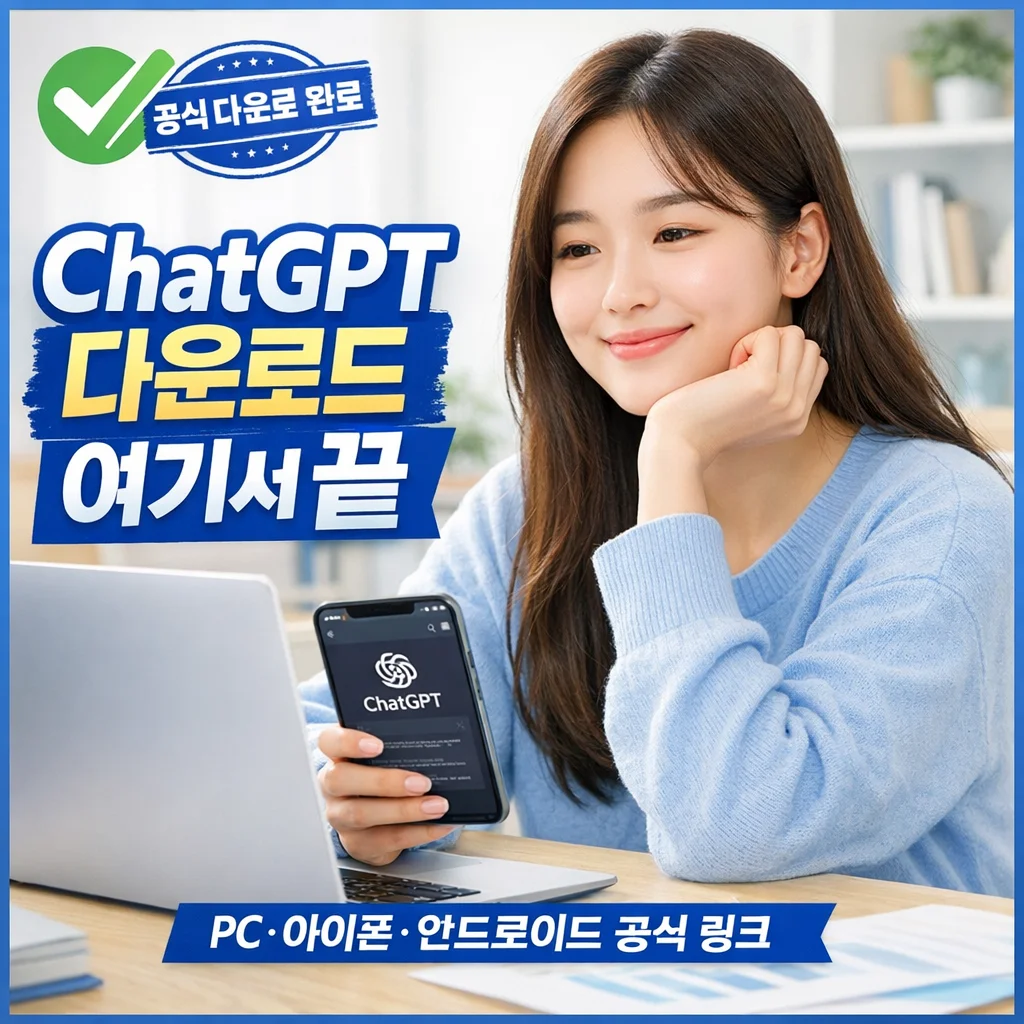 쳇gpt 다운로드 ｜ 안드로이드, 아이폰, 윈도우, mac