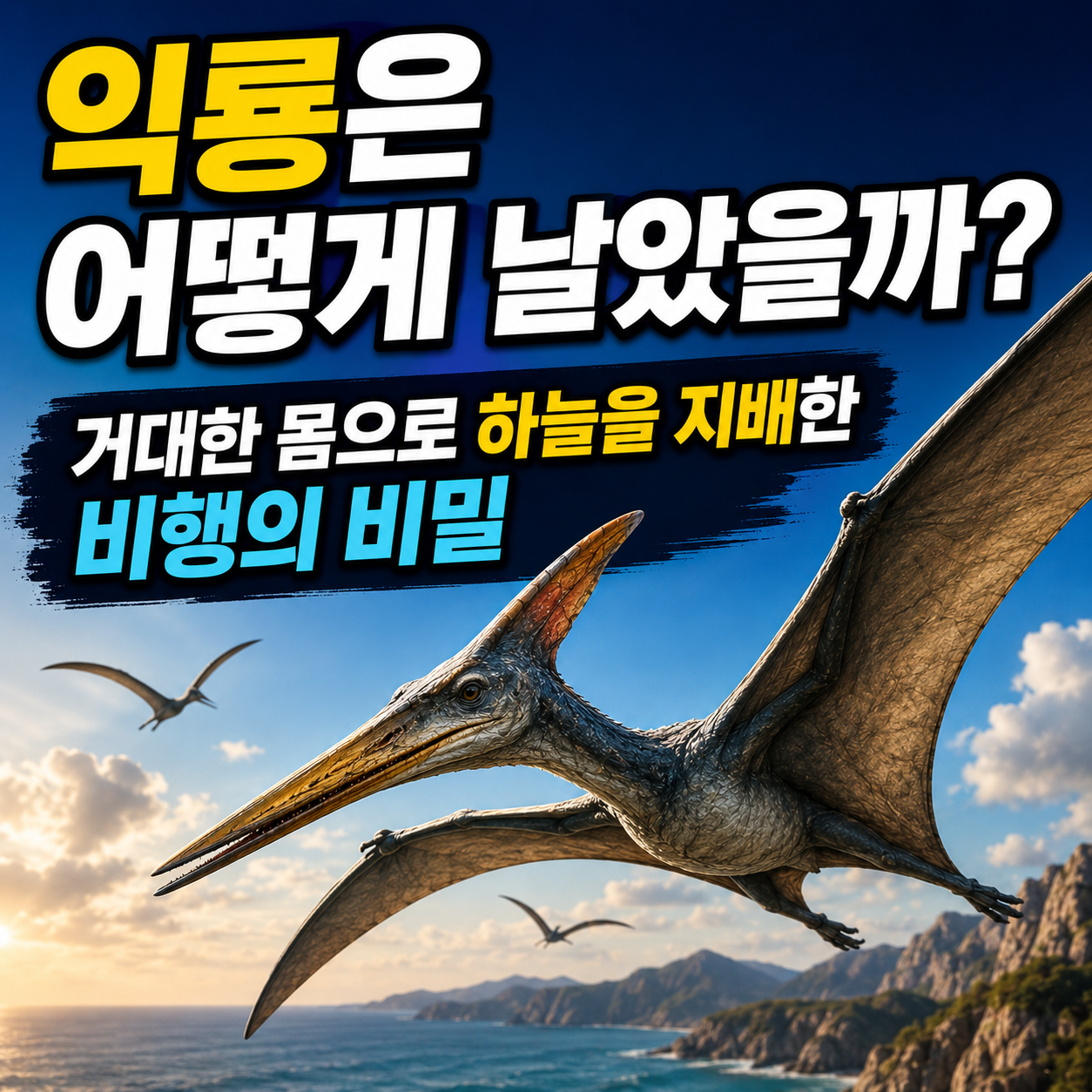 익룡은 어떻게 날았을까