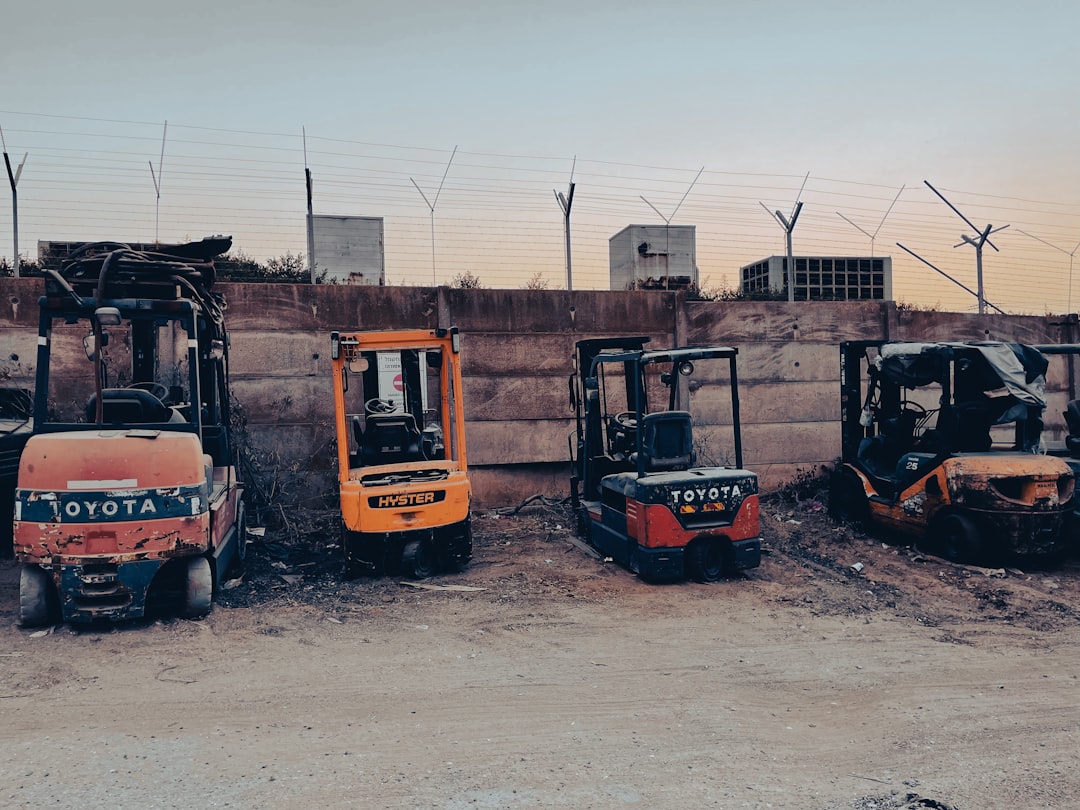 Forklift.