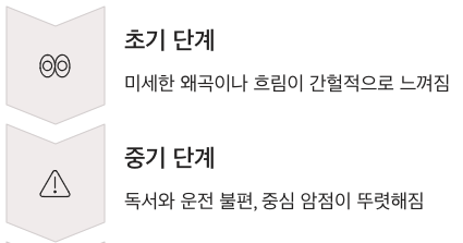 황반변성 중기단계