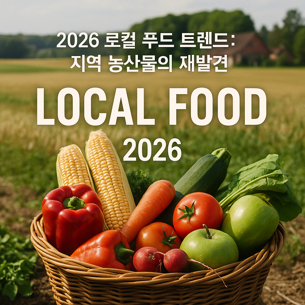 지역 농산물의 재발견: 로컬 푸드가 이끄는 식문화 변화