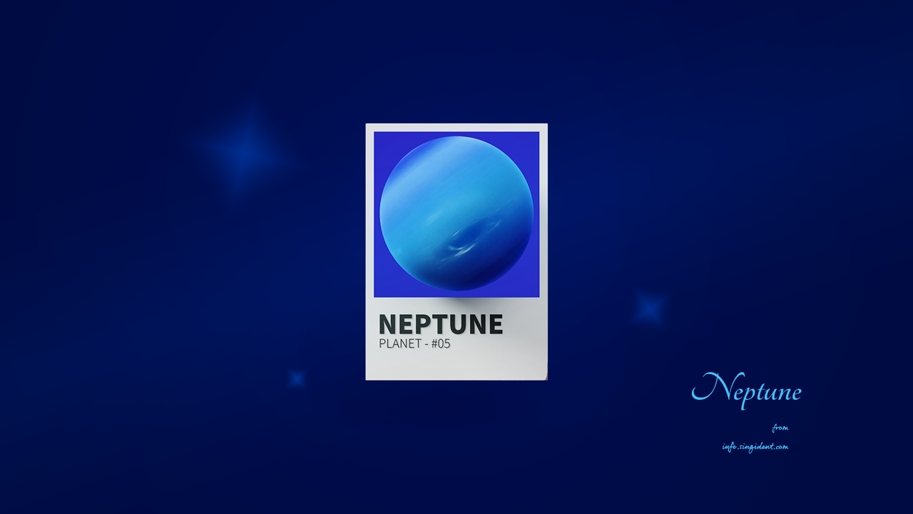 16 해왕성 3D C - Neptune 우주배경화면
