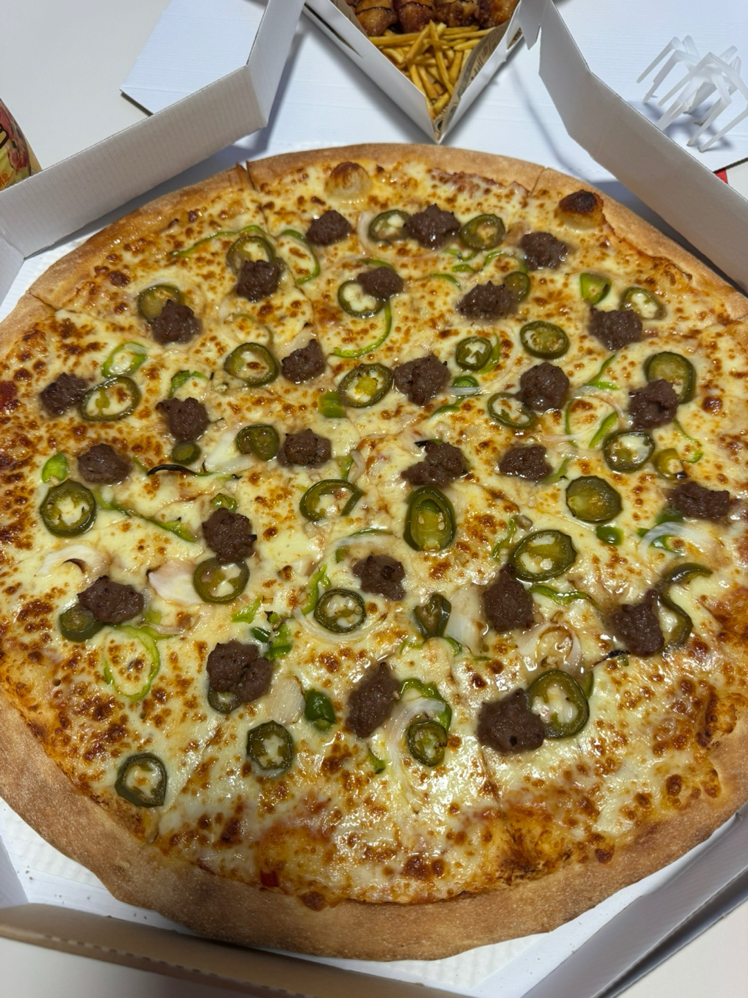 매콤불고기 피자 이미지