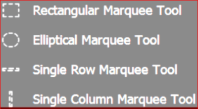 선택 도구(Marquee Tool)