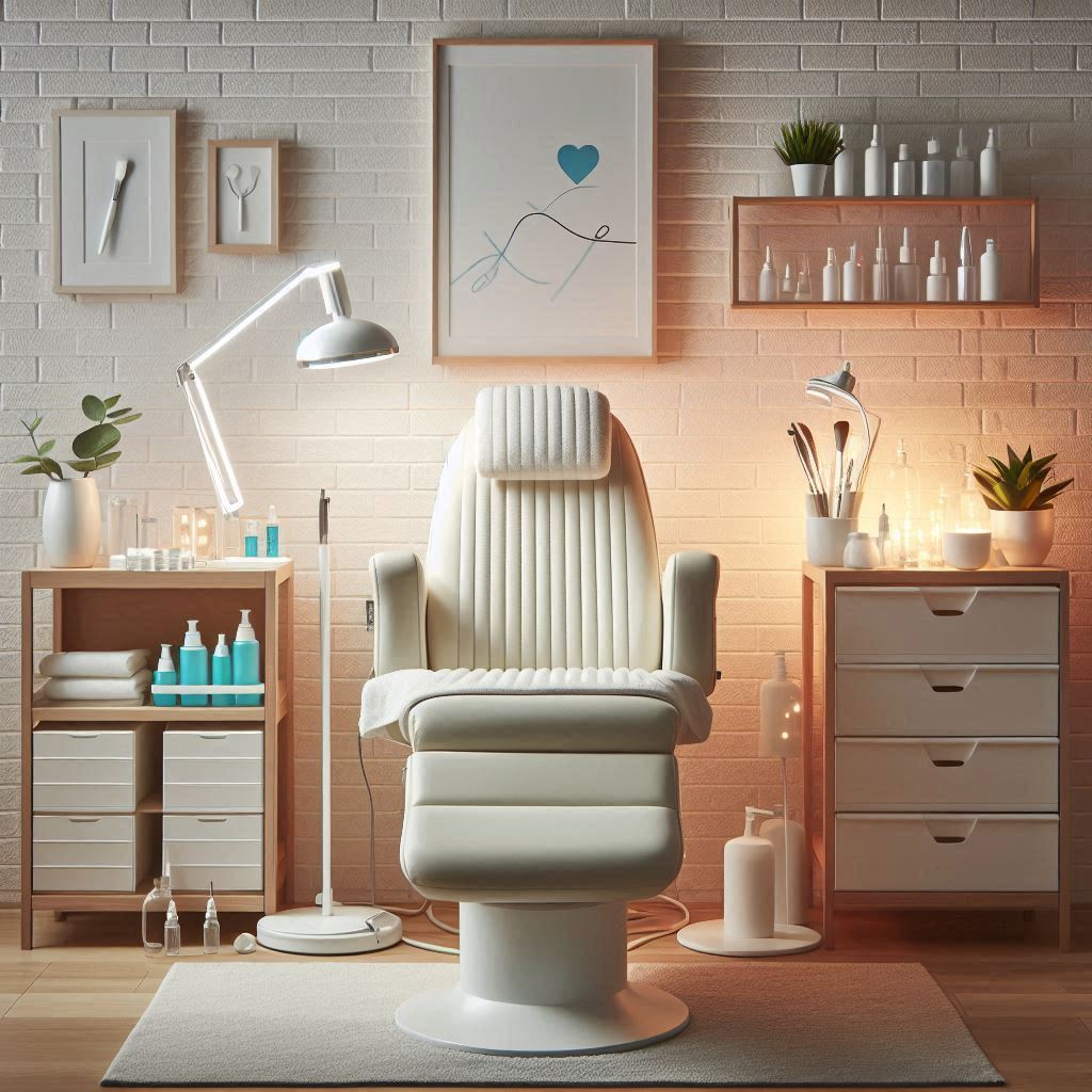 피부,체형관리 샵 배경