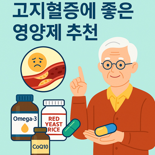 실버 건강 | 고지혈증에 좋은 영양제 추천