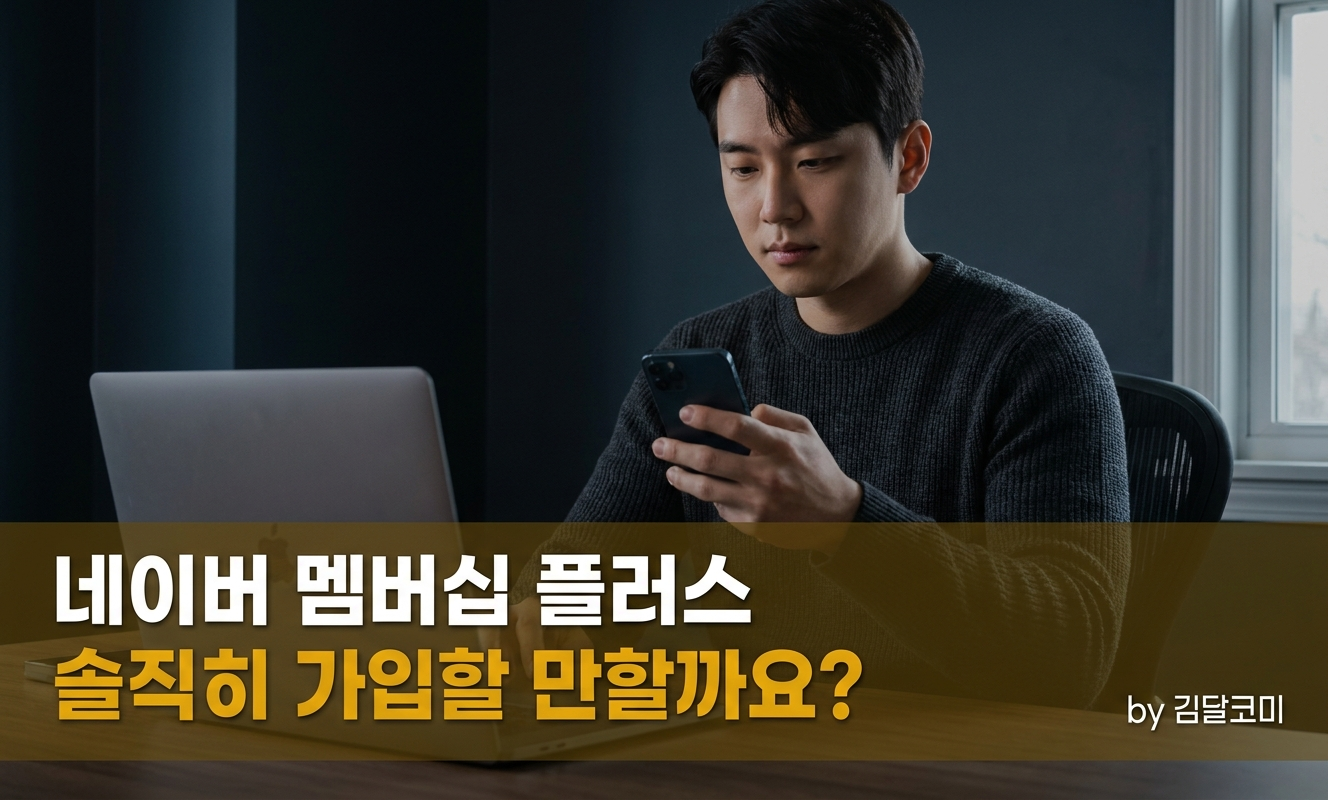 네이버 멤버십 플러스 솔직 가입 분석
