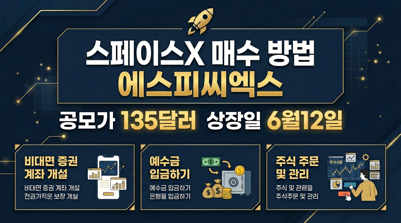 스페이스X SPCX 공모가 135달러 나스닥 상장 인포그래픽 2026년