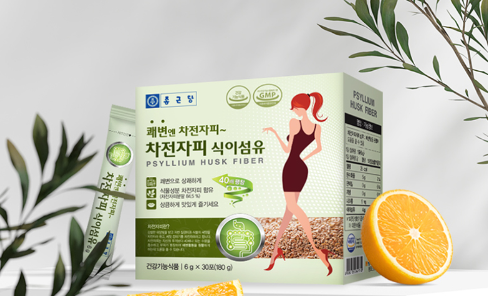 종근당 쾌변엔 차전자피 식이섬유 2