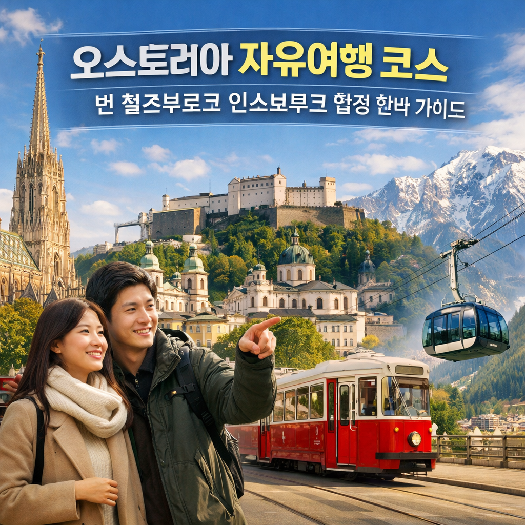 오스트리아 자유여행 코스 빈 잘츠부르크 인스브루크 일정 완벽 가이드