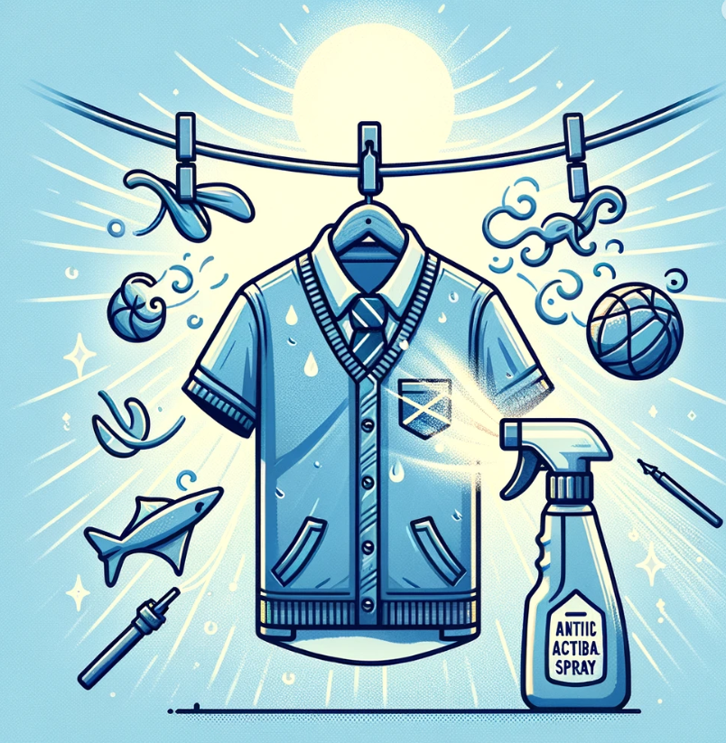 교복 땀 냄새 제거 방법