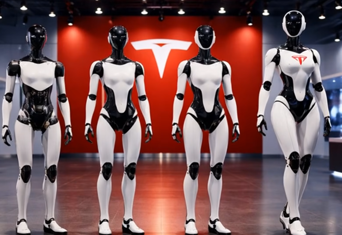 테슬라 여성용 로봇