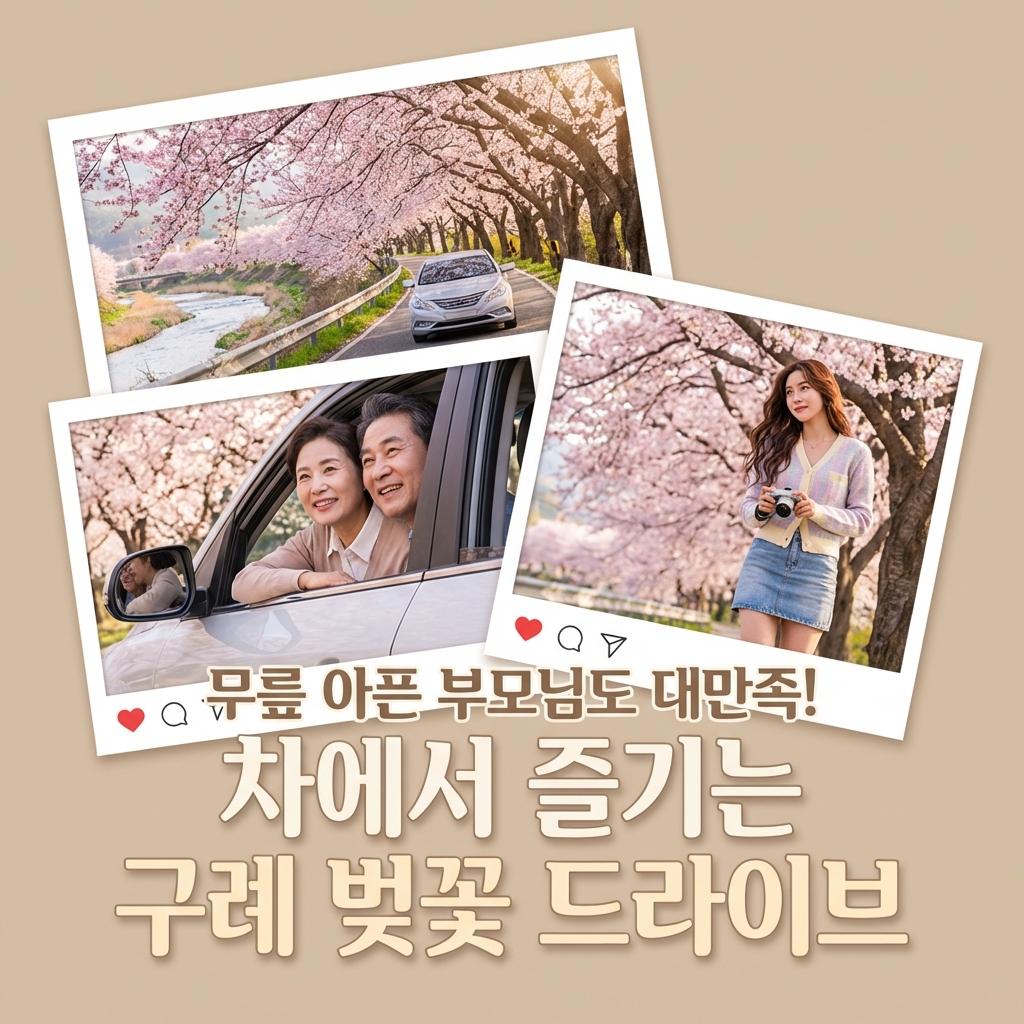 구례 300리 벚꽃길 드라이브 코스 솔직 후기 장단점 비교 비용 공개 5060 부모님 맞춤 꽃구경 해결책