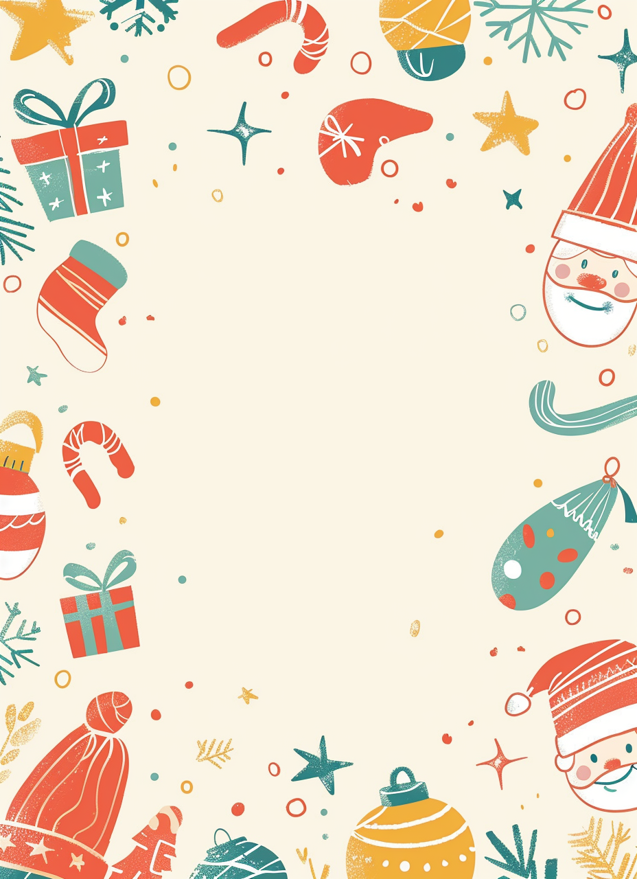 크리스마스 편지지 프린트해서 쓰세요