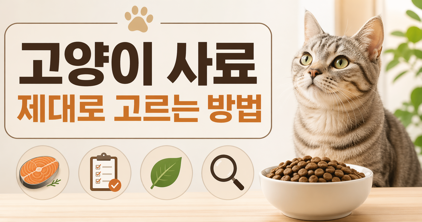 고양이 사료