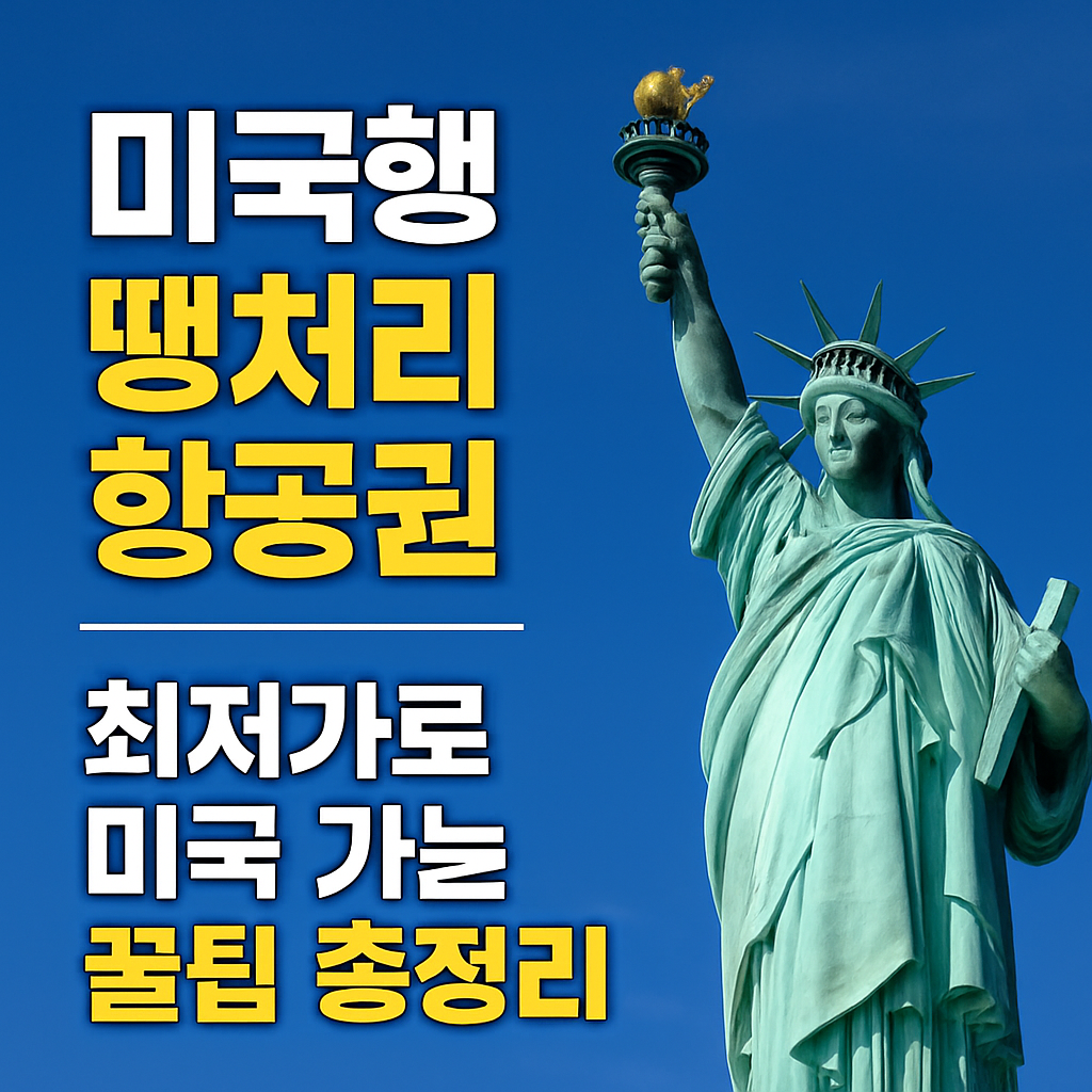 미국행 땡처리 항공권 예약