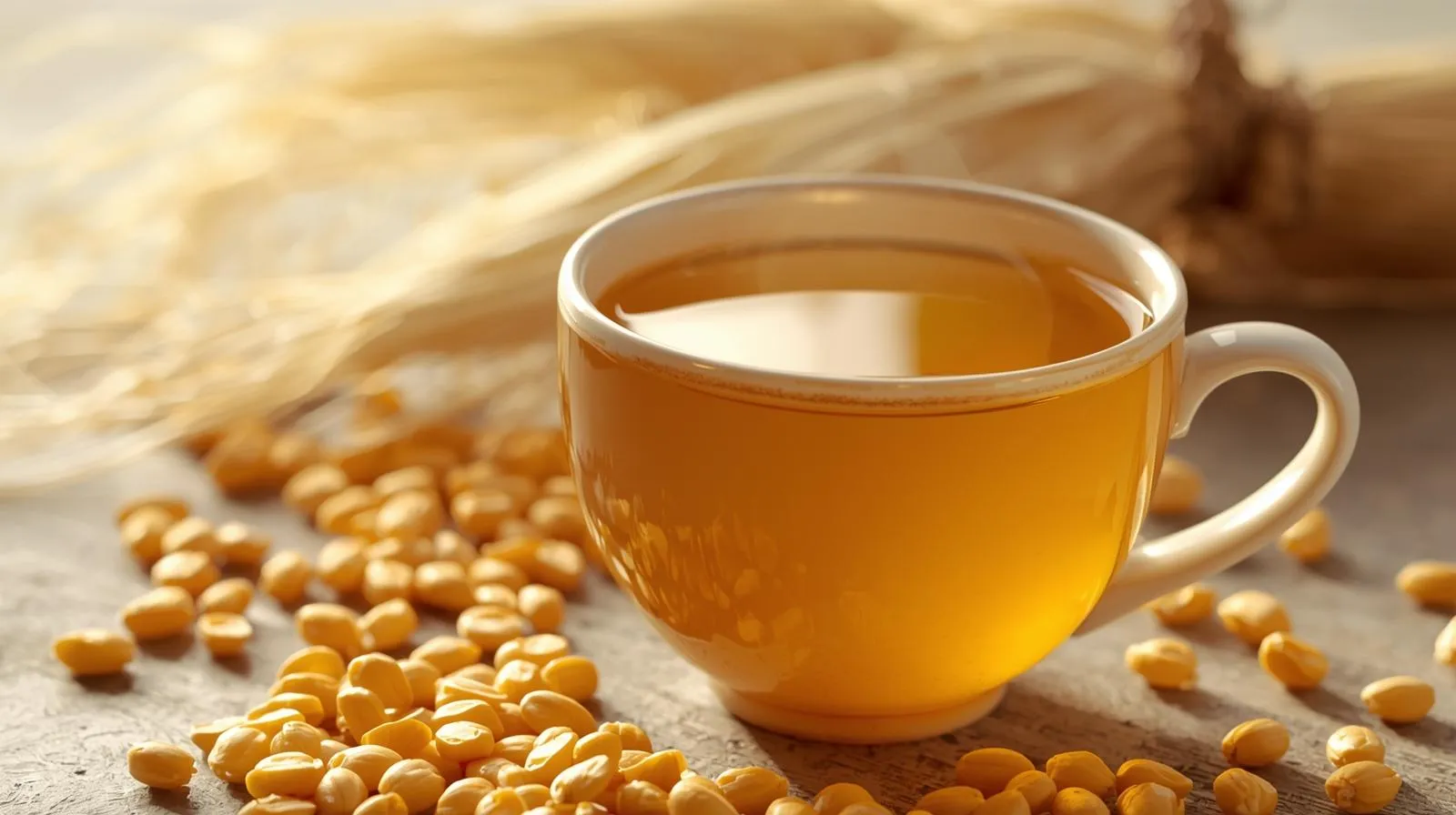 필요하지 않은 수분 조절하는 옥수수수염차