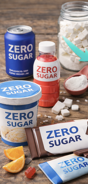 제로슈거의 원리와 영양표시 확인법 관련 사진