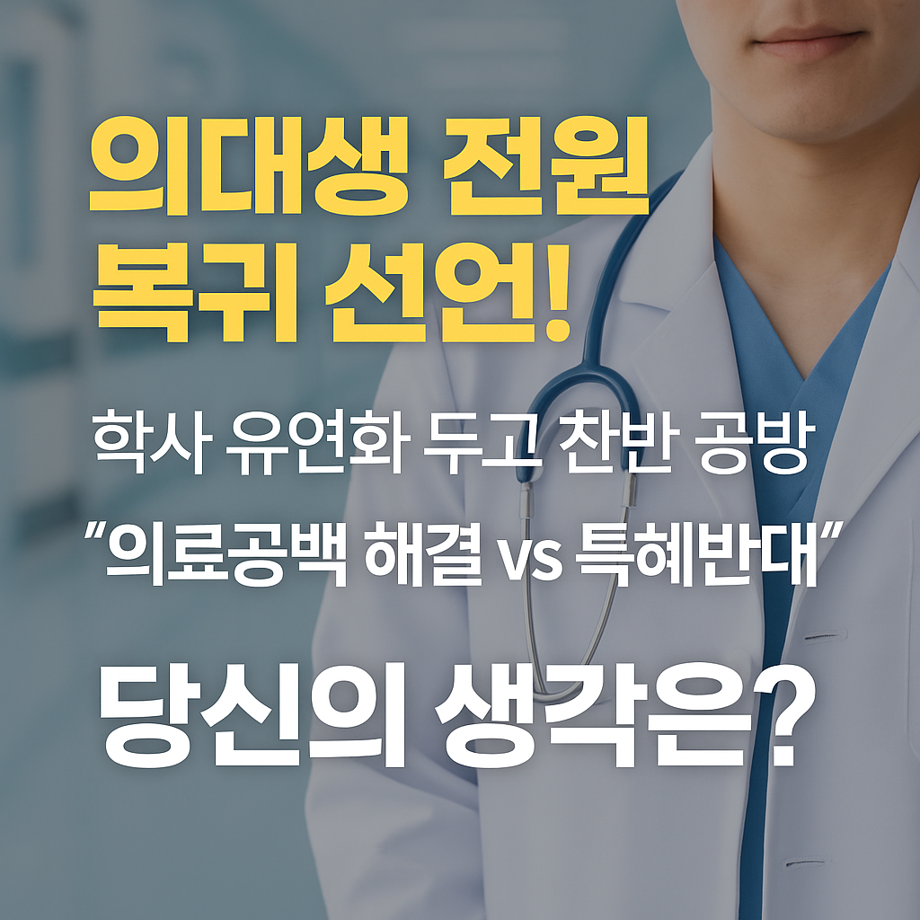 의대생 복귀