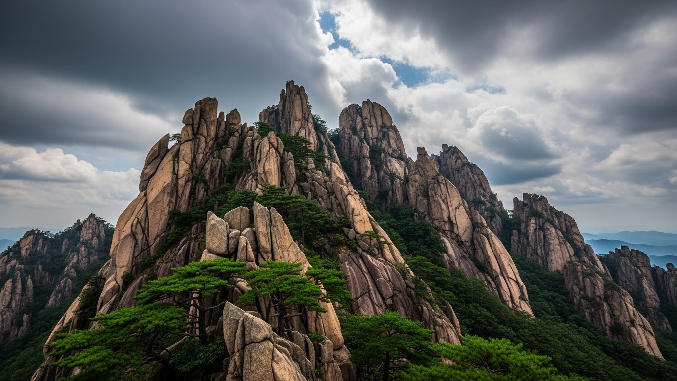 설악산 공룡능선 전경