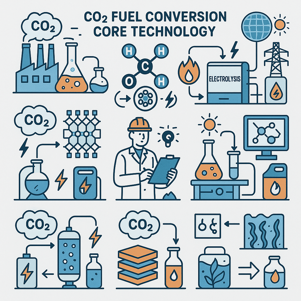 이산화탄소 연료 전환 핵심 기술