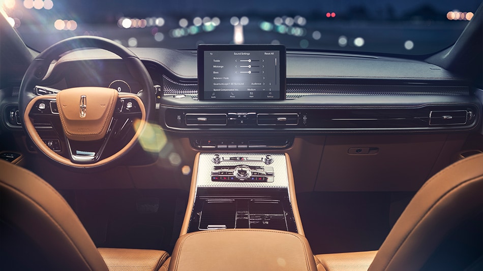 링컨 에비에이터 2023년형 실내 사진 출처 링컨 홈페이지