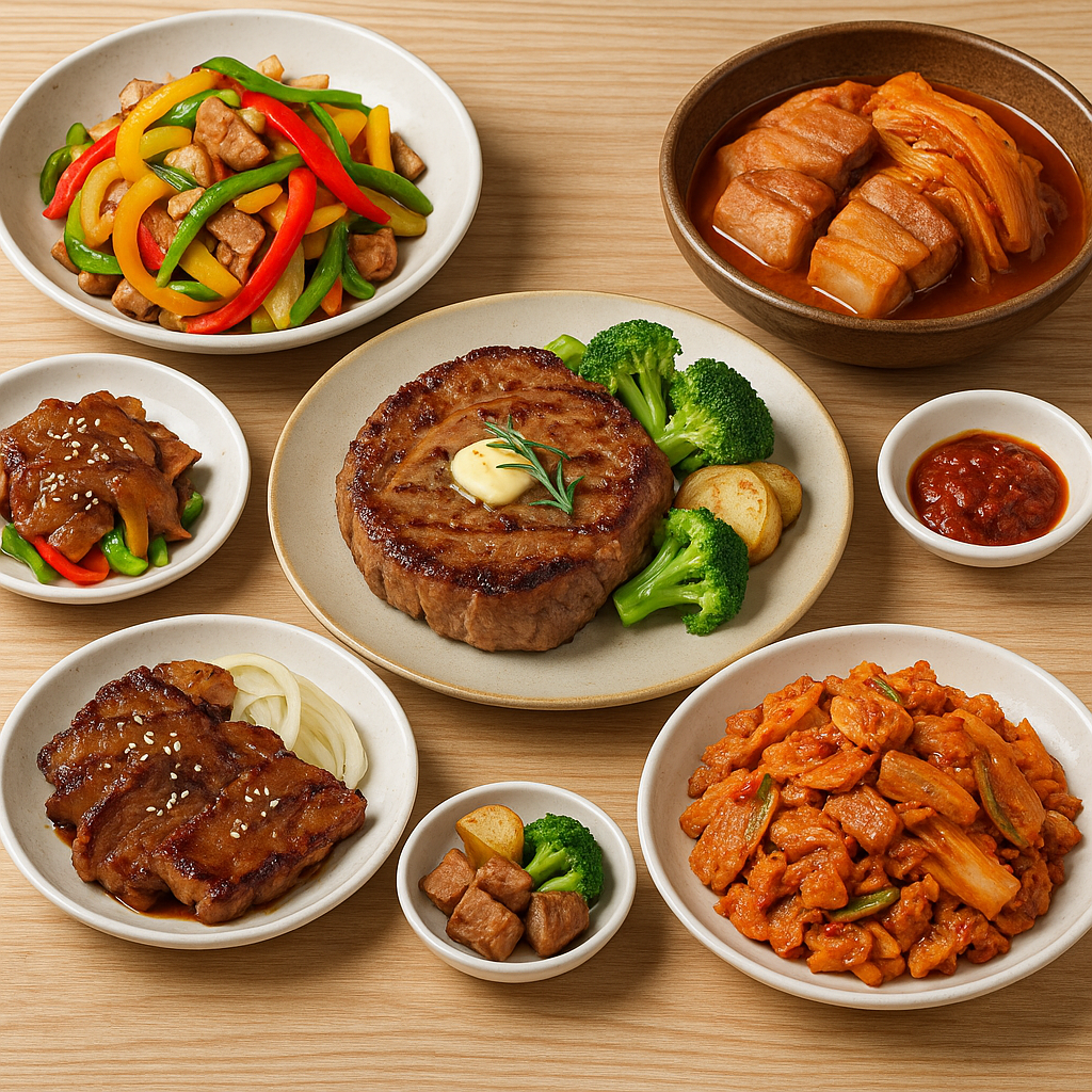 돼지고기 목살요리