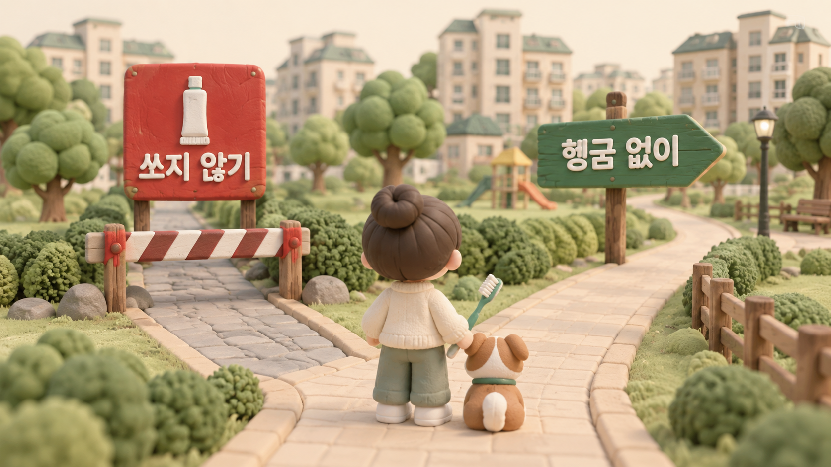 헹굼 필요 여부 갈림길