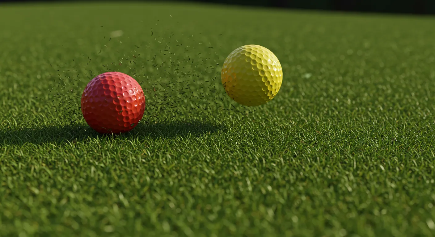 공이 다른 플레이어의 공을 맞춘 경우