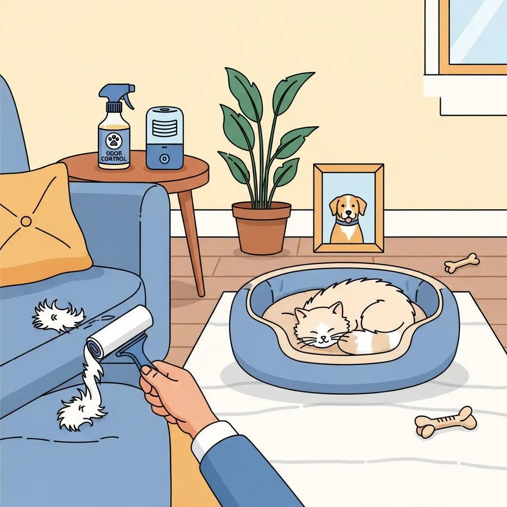 반려동물 공간 냄새 관리
