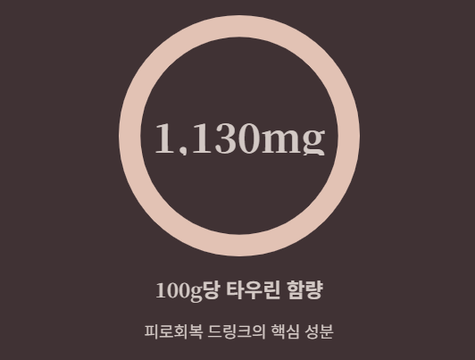타우린함량