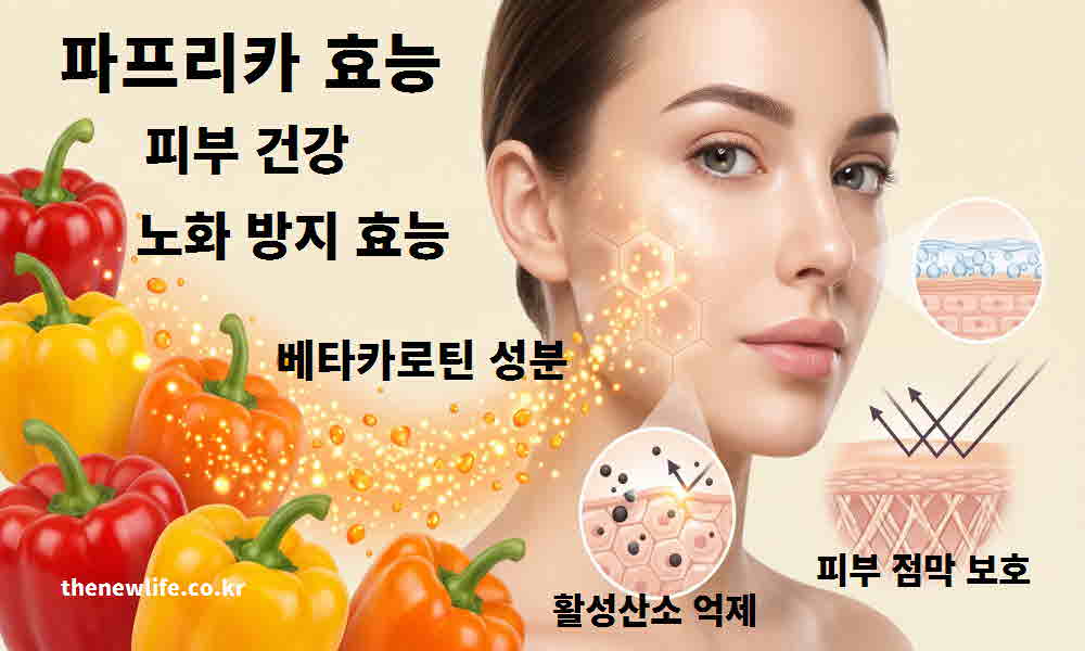 파프리카 효능 피부 건강 노화 방지