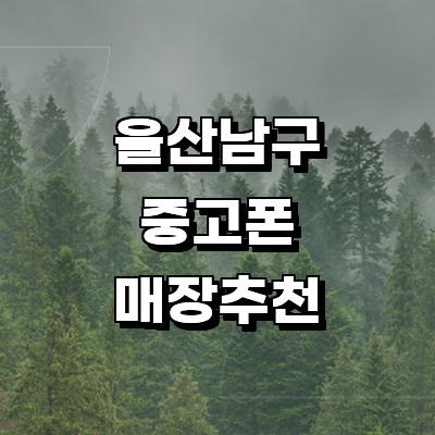 울산 남구 중고폰