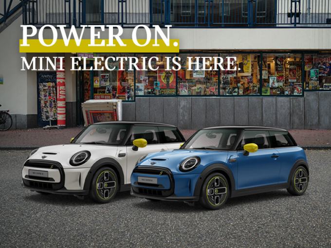POWER ON . MINI ELECTRIC IS HERE